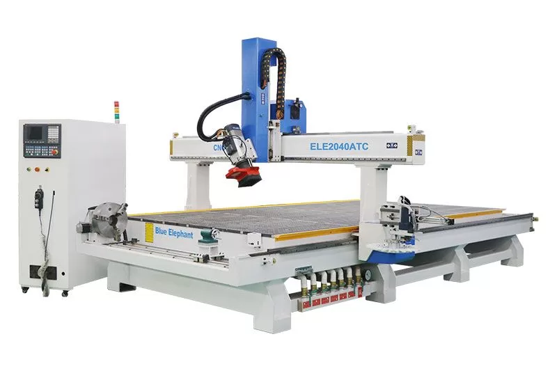 Máquina CNC de madera de 4 ejes de alta velocidad para grabado de talla de  madera - Otomic CNC